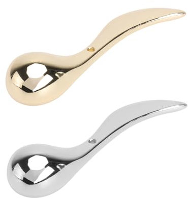 minkissy 6 Pz bastoncino di crema per gli occhi tinta biondo paletta per crema per gli occhi applicatore di crema per gli occhi mini massaggiatore pratiche spatole cosmetiche Lega di zinco