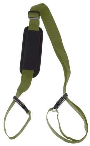 PATIKIL Carrying Beach Chair Straps, Adjustable Shoulder Straps for Folding Chair Backpack, Dark Green