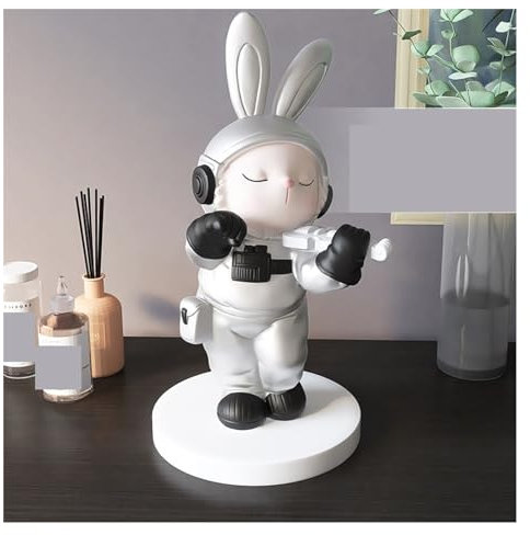 JQQJZLC Adornos para el hogar Adornos de Astronauta Accesorios para el hogar Sala de Estar TV Gabinete Enfriador de Vino Decoración Decoraciones artísticas (C)