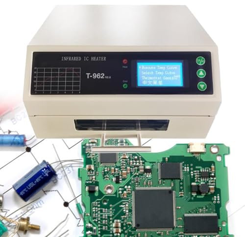 Four De Refusion Infrarouge T962, Station De Reprise Bga Pour Chauffage Ic, Soudage Par Chauffage Infrarouge Professionnel, Machine De Refusion Automatique,220V