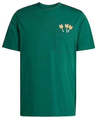 adidas Mezczyzni NOVELTY DART GRAPHIC T-SHIRT, collegiate green, L