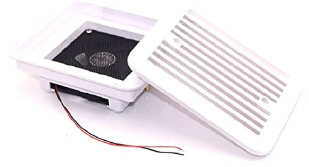 RWSXY Extractor de Aire de 12 V para frigorífico con Ventilador para Caravana, Remolque, Salida de Aire Lateral, Accesorio de Repuesto para Caravana, Autocaravana y Furgoneta Camper.