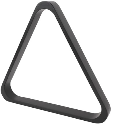 Focket Billiard Pool Ball Rack, Wooden 57.2mm 9 Ball Triangle Rack with Precise Frame for Snooker Pool Table Accessories