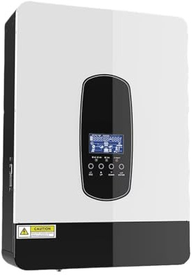 Convertisseur Onduleur Solaire Hybride 2,2 KVA 3,2 KVA 4,2 KVA 7 KVA Onduleur Sinusoïdal Pur 12 V 24 V 48 V 230 V Chargeur Solaire MPPT(24V,2200VA(1800W))