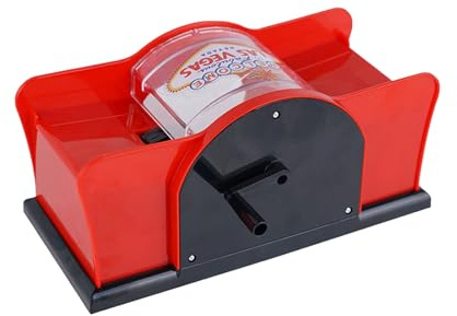Macchina da gioco da tavolo | Macchina da poker manuale veloce, dispositivo portatile silenzioso per mischiare carte per viaggi su strada, casa, dormitorio, spiaggia, sala giochi, serate di gioco in