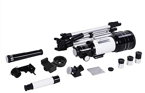 Fydun Télescope Réfracteur Astronomique à Grande Ouverture, Portable avec Trépied de Filtre Lunaire