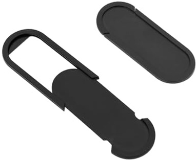 Homoyoyo Copertura per Webcam Computer e Telefono 6 Pezzi Slider, Protezione Privacy Compatta Bianco Nero e Grigio Argento, Facile da Aprire e Installare per Laptop e Smartphone