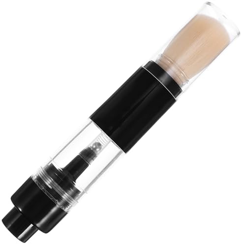 SWETRACE Brocha para Polvos Compactos Mango Fácil de Agarrar, Fibra Artificial y Diseño Portátil Adecuado para Mujeres y Principiantes