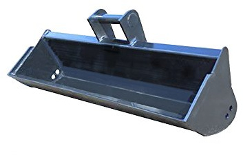 Baggerschaufel starr 140cm MS03 Aufnahme Radlader Minibagger Schaufel Schwarz