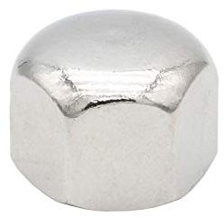 PARCO Hutmuttern DIN 917, Edelstahl A2, M10, Sechskant 25 Stück