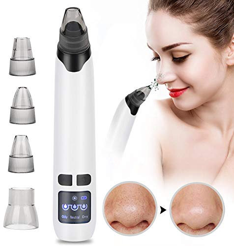 Porenreiniger, Mitesserentferner Mitesser Sauger, Professionell Pickelsauger Pickelentferner Blackhead Remover mit Wärmeleitungstechnologie und Vakuumsaugung Beauty Machine