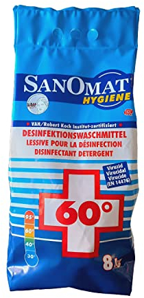 Desinfektionswaschmittel Sanomat Hygiene VAH und RKI gelistet, DGHM zertifiziert, 8kg
