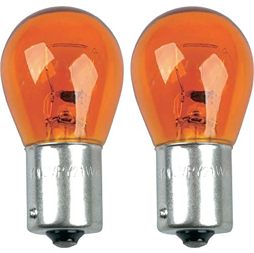 myshopx 4 Stück Blinkleuchten Blinkerbirnen Glühbirnen Orange 24V 21W BAU15s versetzte Pins (19)