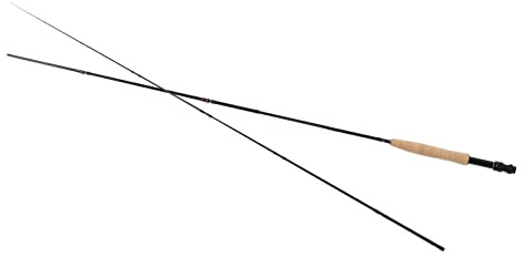 Canne à pêche à la mouche flexible 4 pièces avec sac de rangement pour activités de plein air (2,4 m simple)