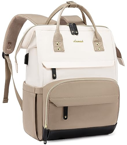 LOVEVOOK Rucksack Damen Laptop Rucksäcke mit Laptopfach 15.6 Zoll | Schulrucksack Mädchen Teenager Schultasche Backpack Tagesrucksack Wasserdicht für Schule Reise Business