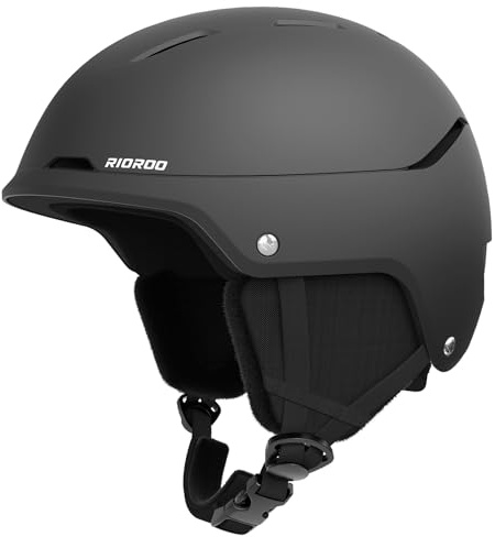 RIOROO Ski Helmet - Lightweight, Warm Ski Helmet For Men, Women, And Teenagers With Windproof And Snow Cover, Compatible Ski Goggles, Suitable For Skiing And Snowboarding