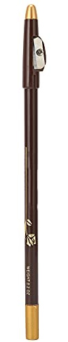 Beard Pencil Filler for Men with Uneven Growth, Dark Brown, Portable Beard Shaper Liner Pen with Pencil Sharpener