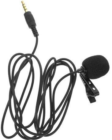 Homoyoyo Lavaliermikrofon Kleines Ansteckmikrofon Für Aufnahmen Lavalier-ansteck Hemd - Smartphone- Für Kamera Für Videoaufnahmen Telefonmi