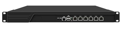 1U Rack Mount Firewall Appliance, PFSense, OPNsense, VPN, 2th Gen Core I3 2328M, 2350M, 2370M, RJ65, 6 x 2.5GbE I226-V LAN, GPIO, Console, 4G RAM, 32G SSD