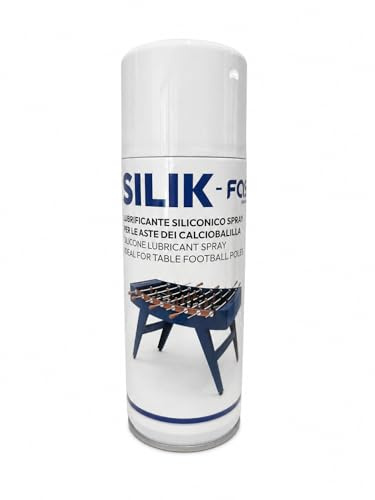 FAS Spray Lubrificante al Silicone per Calcio Balilla, 400 ml