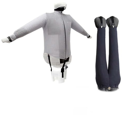 EOLO Stirasciugatrice SA04 E V6 Stira Asciuga Camicie Pantaloni Panni Manichino Stiro Verticale Ferro Professionale Robot Asciugabiancheria 2 Programmi Made in Italy Garanzia 5 Anni Efficienza A++