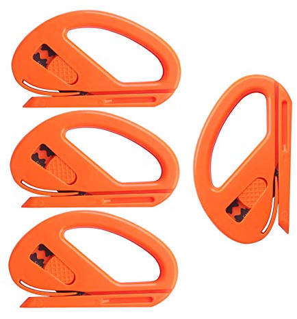 Gebildet Snitty Sicherheitsschneider Folienschneider Auto Vinyl Wrap Schneidwerkzeug Carbon Fiber Cutting Anwendung Messer,Packung mit 4