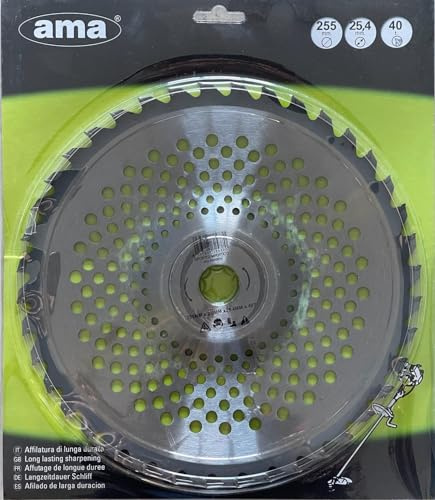 Disco desbrozadora Tungsteno 255 mm agujero 25,4 mm 40 dientes abombado