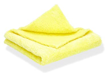 PROFI POLISH Citrus Towel Poliertuch aus Mikrofaser, super weich - 40 x 40 cm, Microfasertuch mit 450 GSM - perfekt für die Autopflege