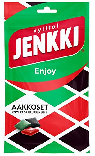Cloetta Jenkki Xylitol Aakkoset Gomma da masticare 10 Packs of 70g