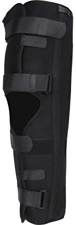 Immobilisateur de Genou, Genouillère avec Rembourrage en éponge Interne, Bande D'attelle de Genou Confortable, Stabilisateur pour la Récupération des Fractures du Genou(m)