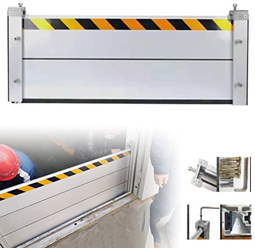 BaiLiWang Hochwasserschutz Barriere StraßE, Hochwasserschutz Dammbalkensystem, 100 cm Wasserabweiser, Einfach Zu Bedienen, Geeignet FüR Garageneinfahrten, DurchgäNge, StraßEn Usw,100 * 40cm