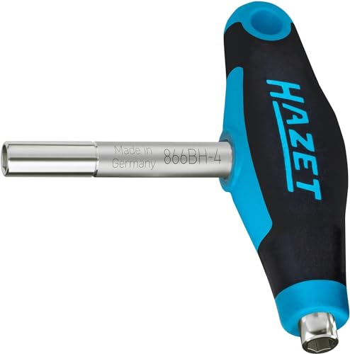 HAZET - Portabit doppio 866BH-4 | Utensile per il fissaggio di punte/avvitatori | universale, pratico, efficiente | Uscita: esagono 6,3 (1/4 di pollice) | Forza magnetica: 1000 g