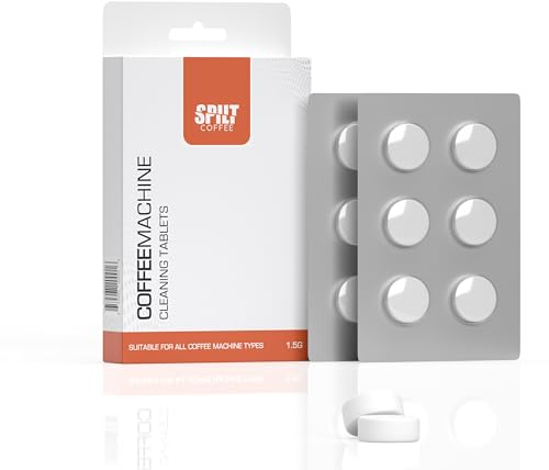 Coffee Machine Cleaning Tablets | 12 X 1.5 gram tablets | Powerfully cleans and degreases | Suitable for all coffee machine types | Improves appliance performance and the taste of your coffee