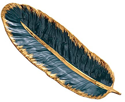 Didiseaon Assiette Céramique Pour Rangement De Bijoux Collation Ou Dessert Présentoir Décoratif Pour Boucles Oreilles Colliers Et Bagues