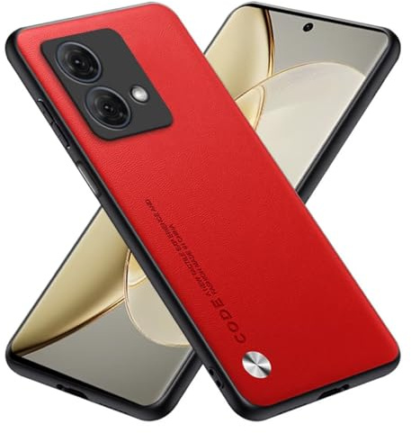 RankOne Funda Compatible con Motorola Moto Edge 40 Neo (6.55) Carcasa Caso Cover Estuche - Rojo