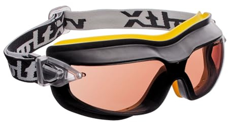voltX GT DEFENDER Kompakte Belüftete Schutzbrille (BRAUN)