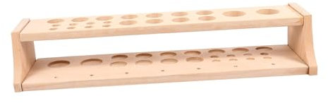 SEWACC Lederwerkzeughalter DIY Werkzeugständer Aus Leder Werkzeugregal Mit Mehrloch-Design Für Lederwerkzeuge Und Mehr Aufbewahrungsbox Für Handwerkskunst