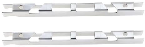 Create idea 2 Pezzi Lima Per Calibro Di Profondità Della Catena Della Motosega Denti Limite Della Catena Per 1/4 3/8 0,325 P3/8 Pollici Passo Della Catena Motoseghe 170x12,5x15mm Argento