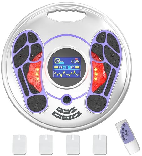 Medic Durchblutungs Stimulator - NMES Fussreflexzonenmassage EMS Fußmassagegerät Fussmassagegerät Elektrisch Polyneuropathie Gerät Massagegerät für Neuropathie Füße Bein Knie