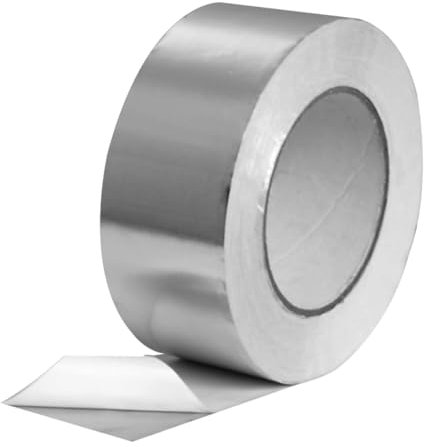 F.H. ANA Aluminium Klebeband 50/75 / 100 mm x 50 m Aluband Isolierband Tape selbstklebend Hitzebeständiges Wasserdichtes (100mm x 50m)