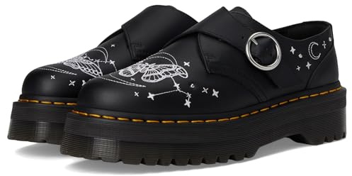 Dr. Martens Unisex-Adult Celestial Monk, Black, 8 Women/7 Men