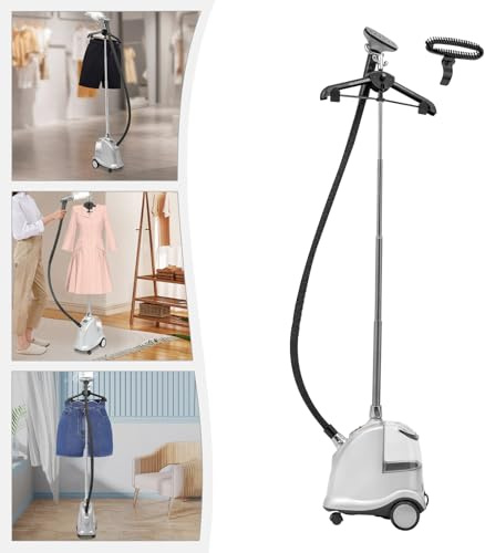 2200 W Steamer Professional, ferro da stiro a vapore verticale ad alte prestazioni, 90 minuti di funzionamento