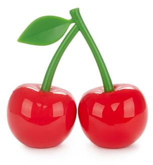 Balvi Set sel & Poivre Cherry Couleur Rouge Set en Forme de Cerise Double Plastique