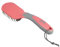 Schweifbürste Mähnenbürste Mähnen Schweif Bürste Schweifkamm Pferdeschweifbürste für Pferdezum Kämmen vom Pferdehaar Pferdepflege Zubehör (Coral Pink Grau)