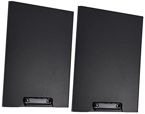 KICHOUSE 2pièces Presse-papiers Plastique Noir De Planchettes Robustes Multi-usages Pour Bureau Et École