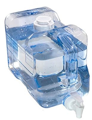 HpLive 3-7.5L Refrigerador Contenedor de Agua Dispensador de Bebidas con Grifo Portátil Canister de Agua para Cocina (7.5L)