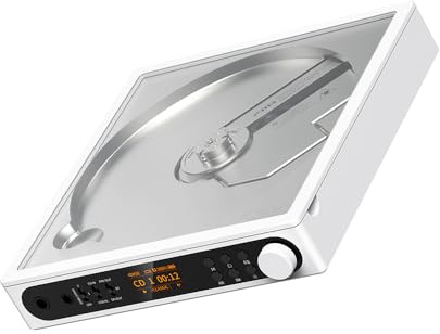 FiiO DM15 CD Player with 24Bit R2R DAC (White)