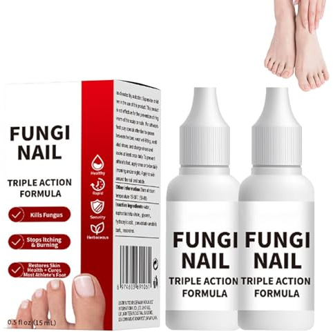 Trattamento delle unghie dei piedi, trattamento intensivo e rinforzo, siero di riparazione delle unghie contro unghie fragili e cuticole secche, con lima per la cura completa (2 pezzi)