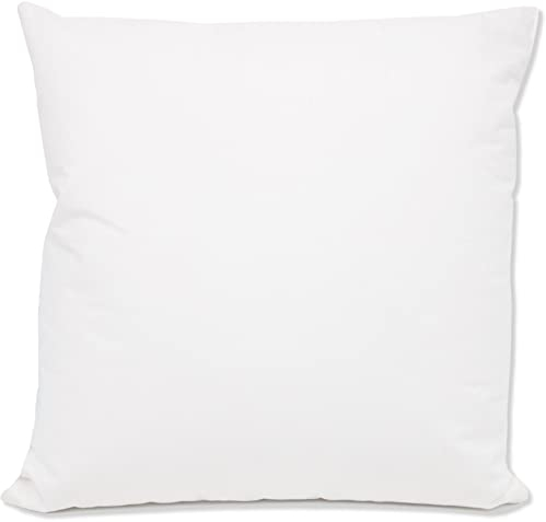 ZOLLNER Premium Federkissen mit Daunenanteil - Made in Germany – für Allergiker geeignet – Bezug aus hochwertiger Mako Baumwolle - waschbar bis 60°C – 40x40 cm - Hotelqualität