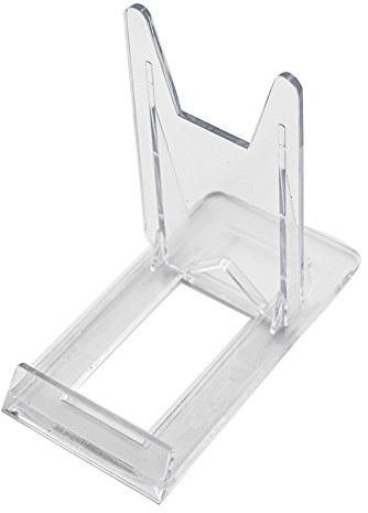 Tincogo klar Kunststoff Staffeleien Tellerständer Tellerhalter Telleraufsteller,Aufsteller Ständer für Präsentation von Sammelteller Schalenständer, Bücher, Teller, DVD ,Bild 6 Stück